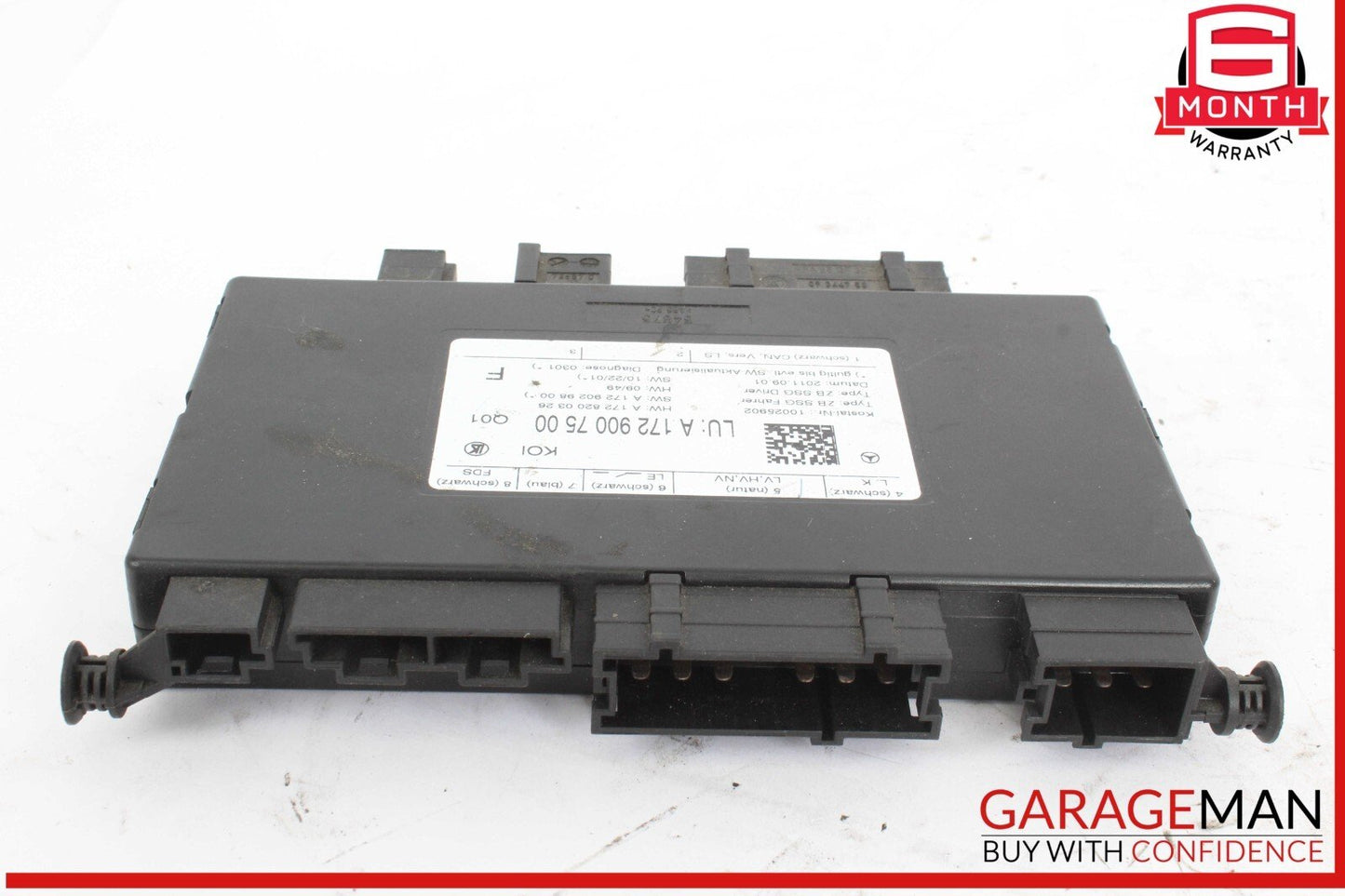 10-18 Mercedes W204 C250 Front Left Side Seat Control Module 1729007500 OEM