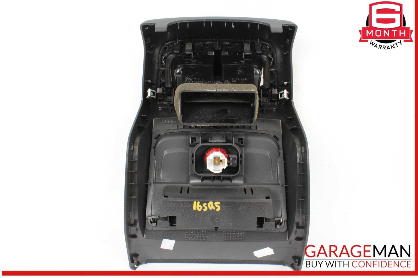 09-17 Audi SQ5 Q5 Rear Center Console AC A/C Air Vent Panel Black 8K0864376 OEM