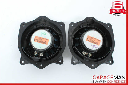 07-09 Mercedes W221 S550 Rear Left & Right Door Audio Sound Speaker Set of 2 OEM
