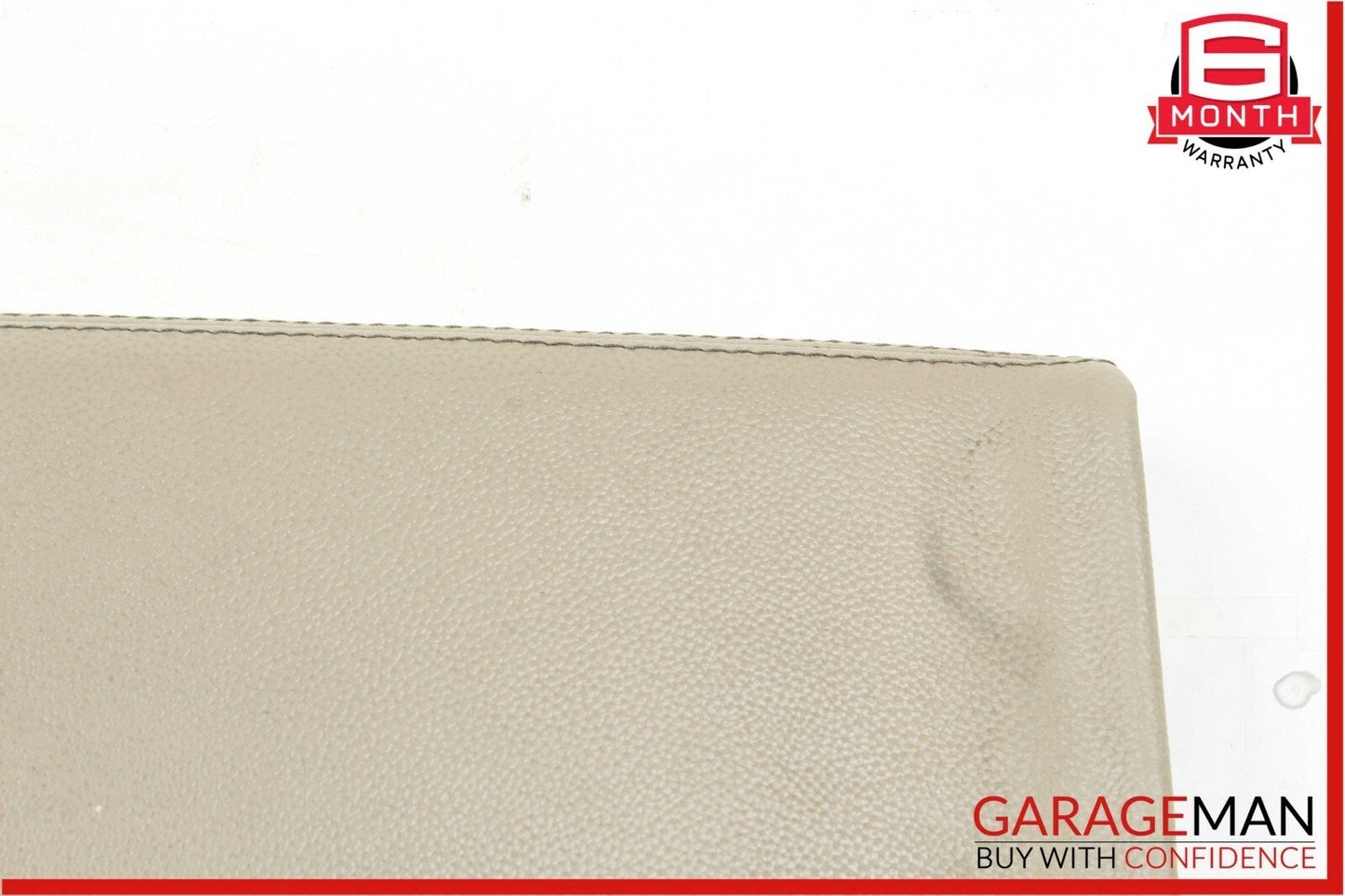 03-06 Mercedes R230 SL500 Rear Center Console Lid Cover Panel Leather Beige OEM