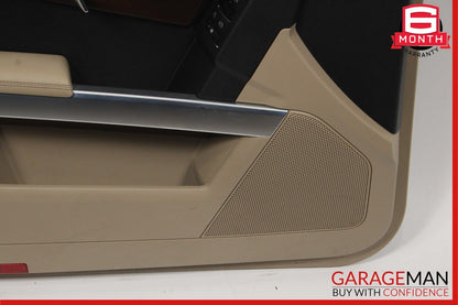 10-15 Mercedes X204 GLK350 Front Left Side Interior Door Trim Panel Cover Brown