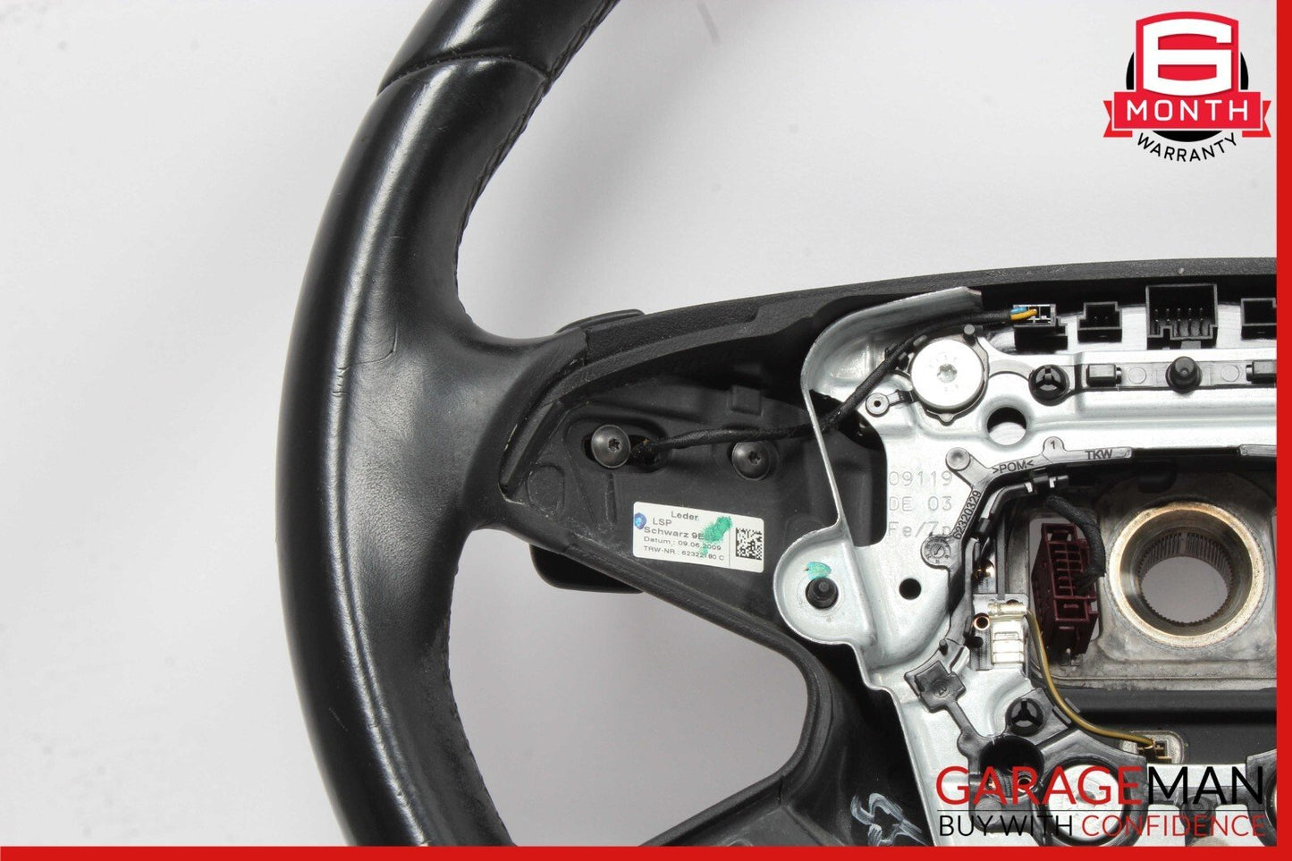 10-13 Mercedes W212 E350 E550 E400 Steering Wheel w/ Paddle Shifters Assy Black