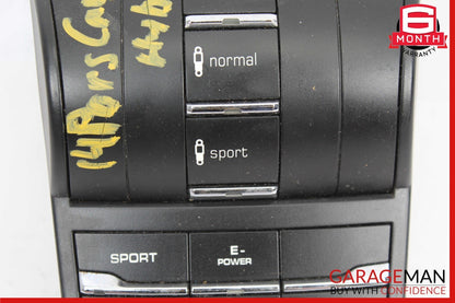 11-14 Porsche Cayenne 958 Hybrid S Suspension Mode Selector Switch Panel OEM
