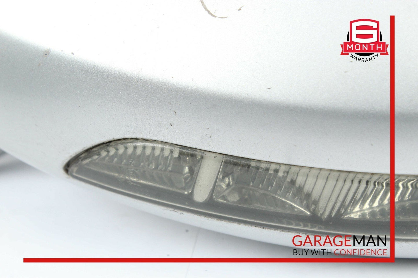 07-09 Mercedes W211 E550 E63 AMG Front Left Side Mirror Door Rear View Silver
