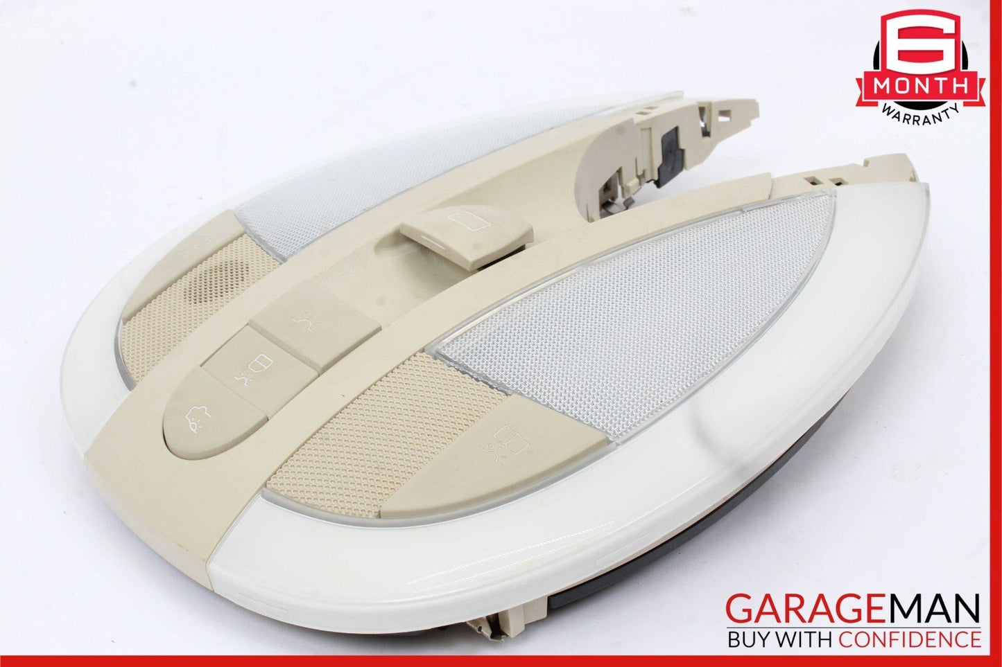06-11 Mercedes W219 CLS500 Front Upper Overhead Dome Light Sunroof Switch Brown
