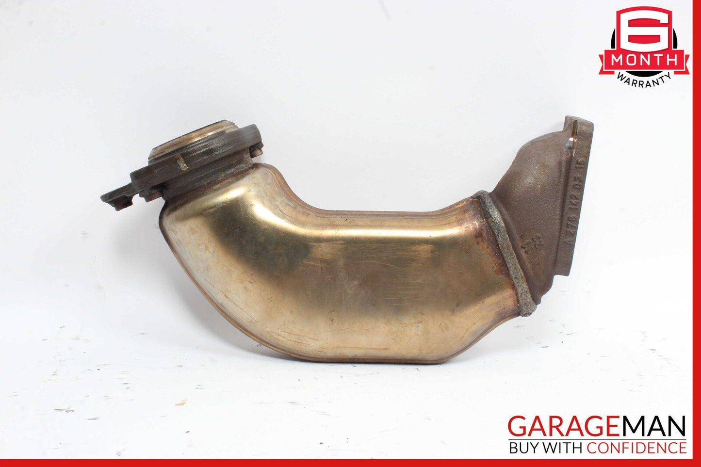 12-18 Mercedes W218 CLS550 4.6L Left Exhaust Pipe Adapter 2781400908 OEM
