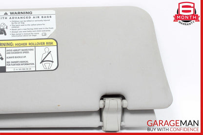 06-12 Mercedes X164 GL450 ML350 Front Left Side Sun Visor Sunvisor Grey OEM