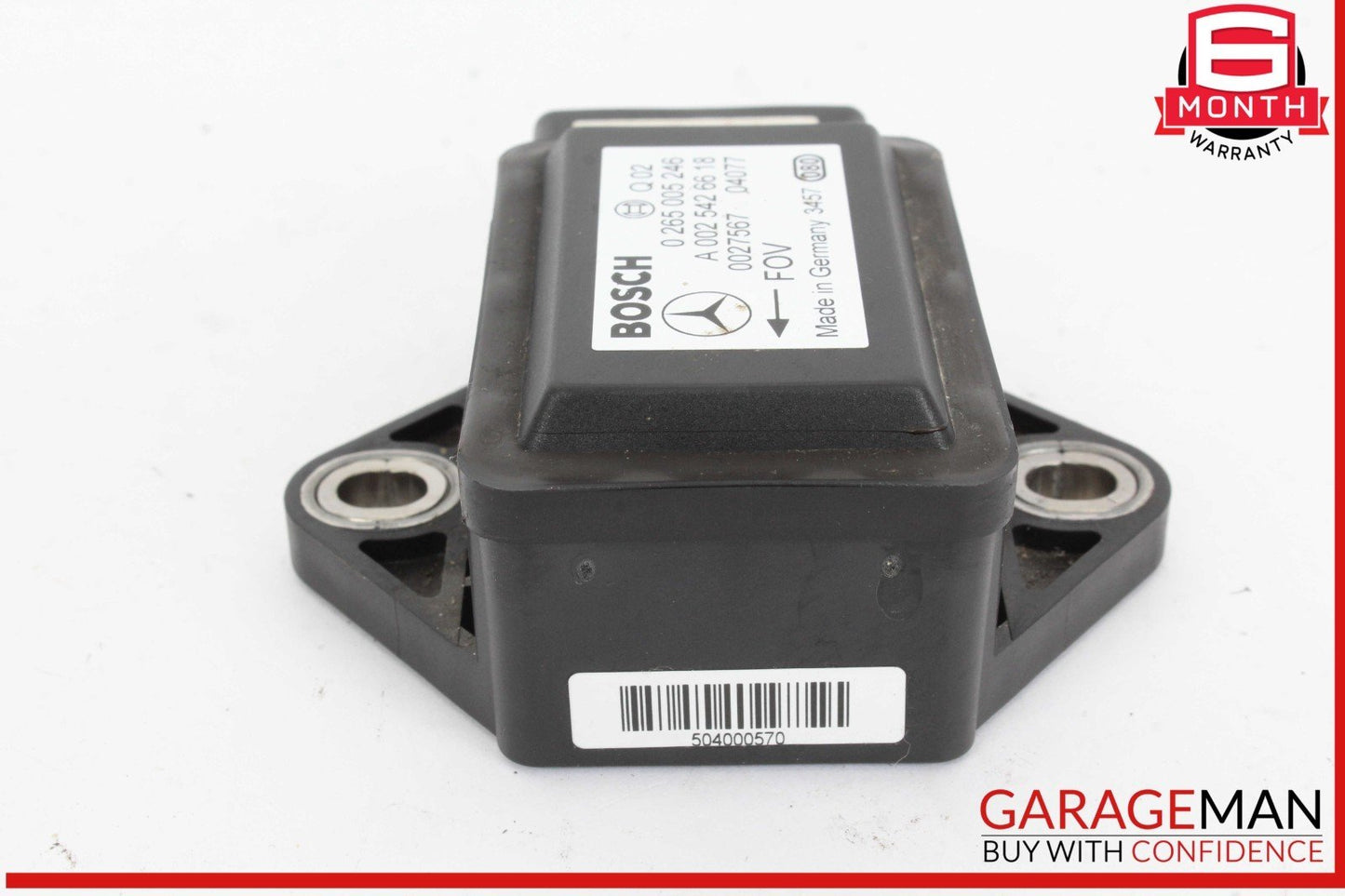 03-11 Mercedes R230 SL500 CLS350 Yaw Turn Rate Acceleration Sensor 0025426618
