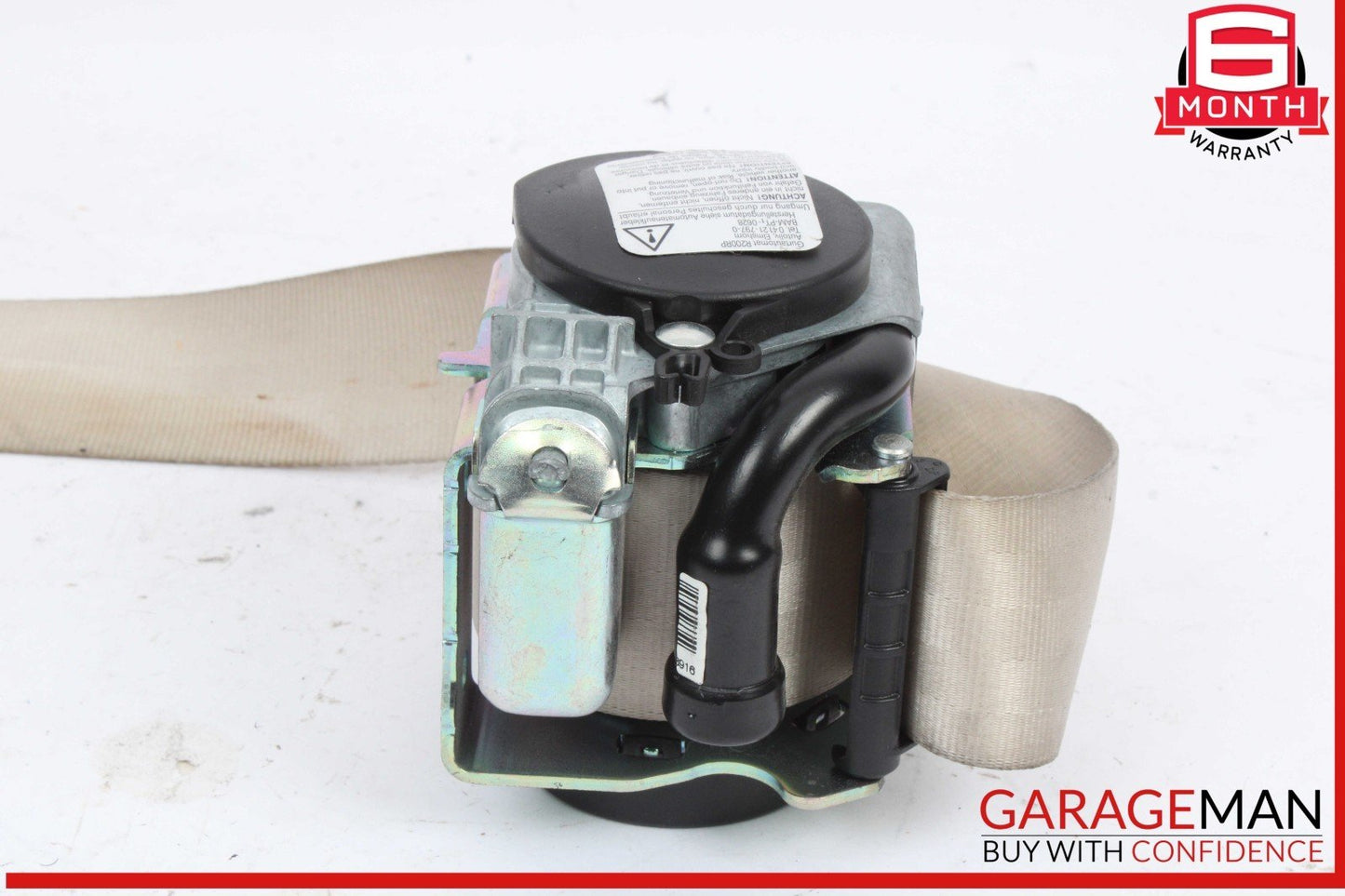 14-17 Maserati Quattroporte S Rear Left or Right Side Seat Belt Beige OEM