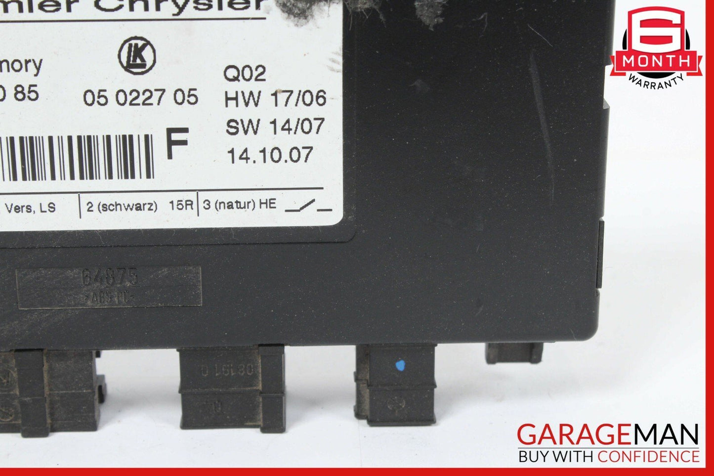 03-11 Mercedes X164 GL320 E350 Seat Control Module Front Left 2118704085 OEM