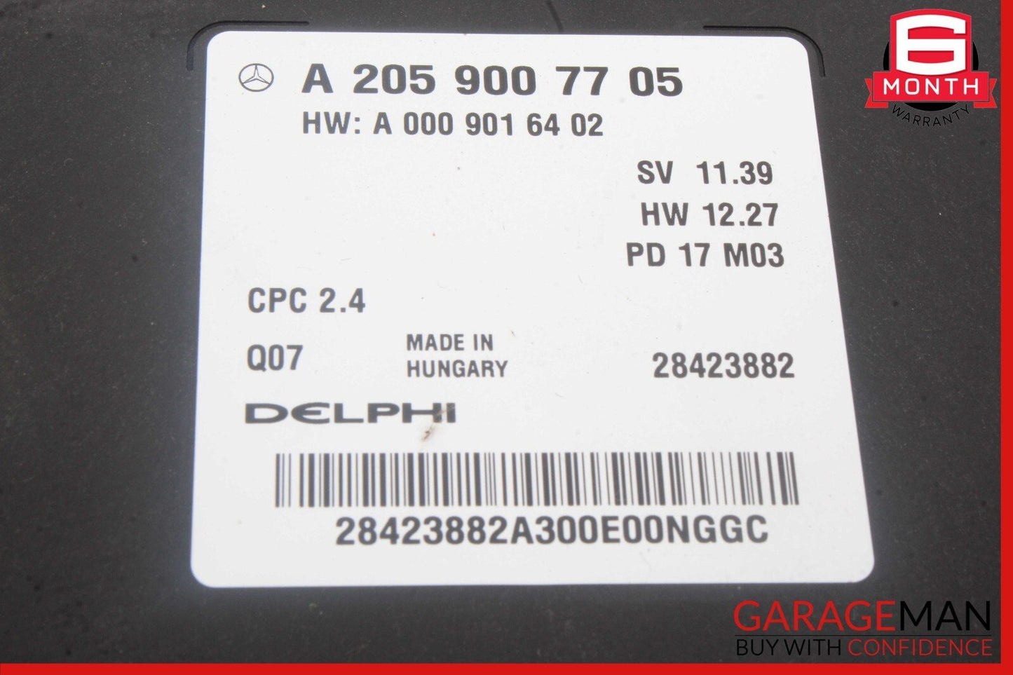 15-19 Mercedes W205 C300 GLC300 TCU TCM Transmission Control Module Unit