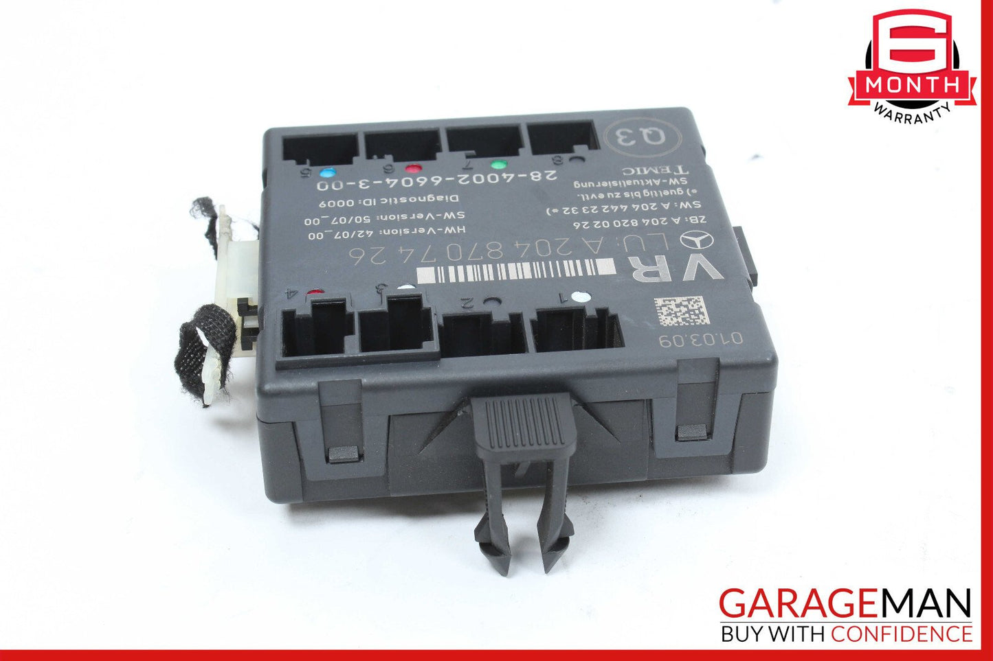 08-18 Mercedes W204 C300 C250 E400 Front Right Side Door Control Module OEM