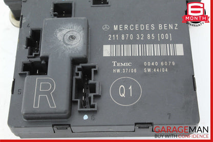 03-09 Mercedes W211 E350 E550 Rear Right Door Control Module 2118703285 OEM