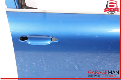 15-25 Porsche Macan 95B Front Right Passenger Side Door Shell Blue OEM