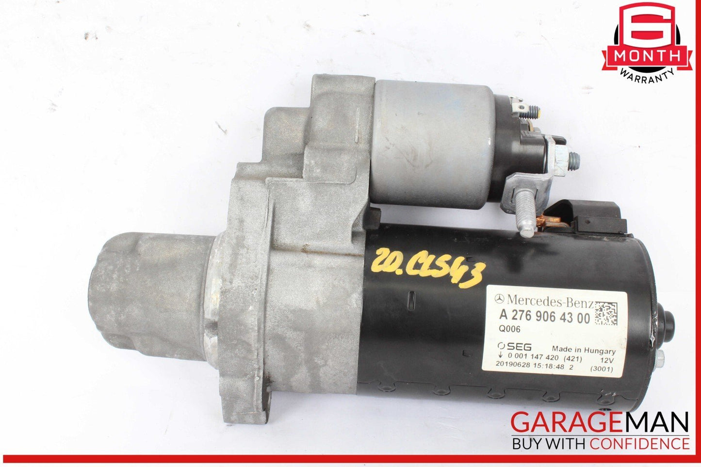 16-20 Mercedes R172 SLC43 AMG GLE350 Engine Starter Motor Bosch 2769064300 OEM