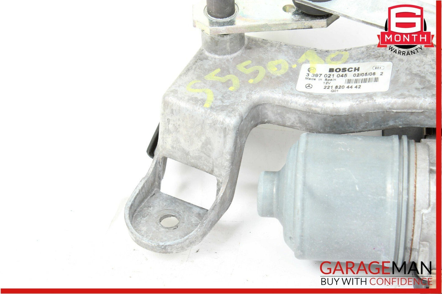 07-14 Mercedes W221 S500 S63 AMG CL600 Windshield Wiper Motor Right Side OEM