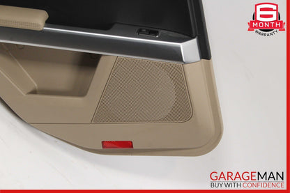 10-15 Mercedes X204 GLK350 Rear Left Interior Door Trim Panel Cover Brown