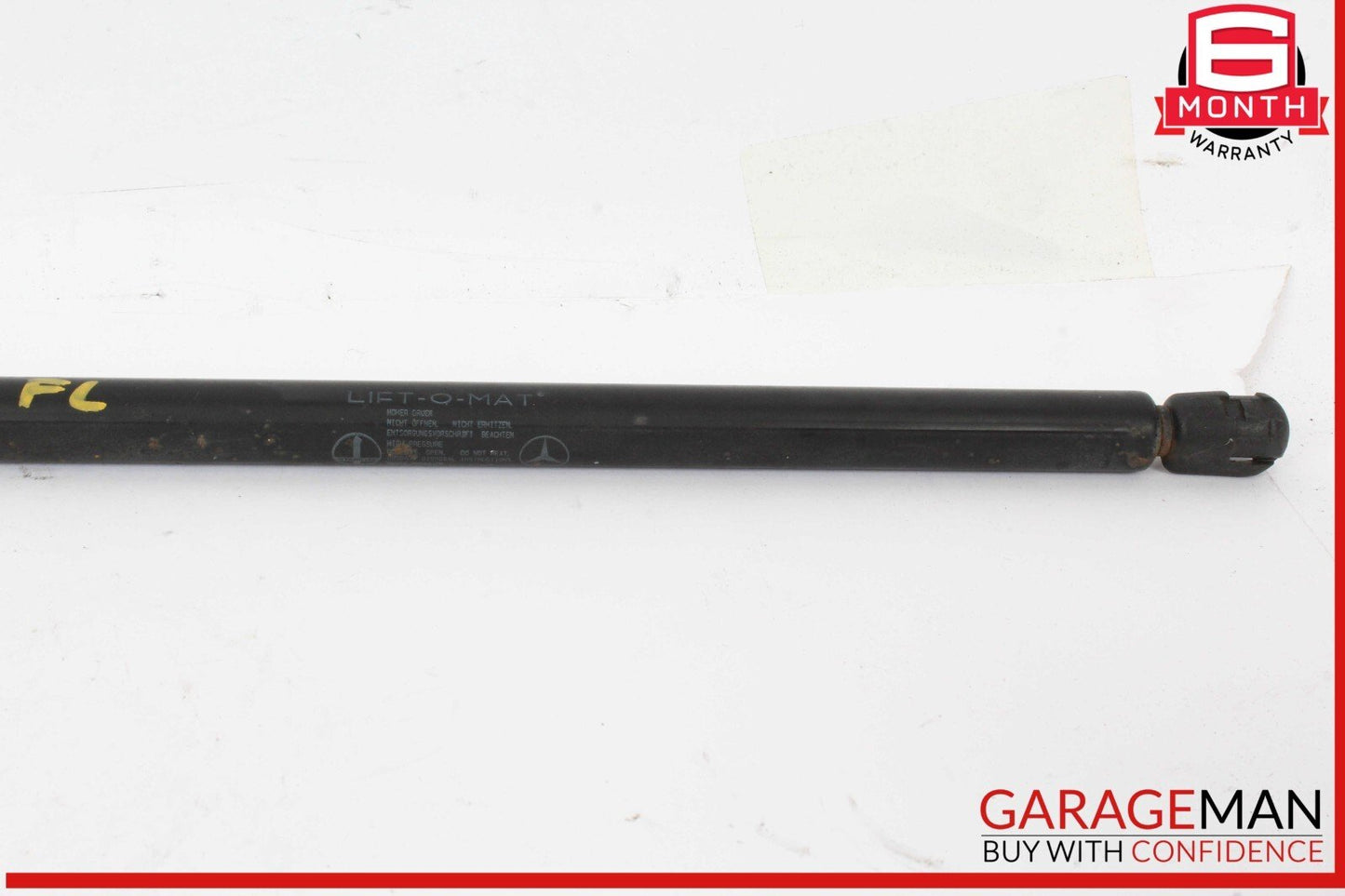 00-06 Mercedes W220 S500 S600 Front Left and Right Hood Lift Support Shock Strut
