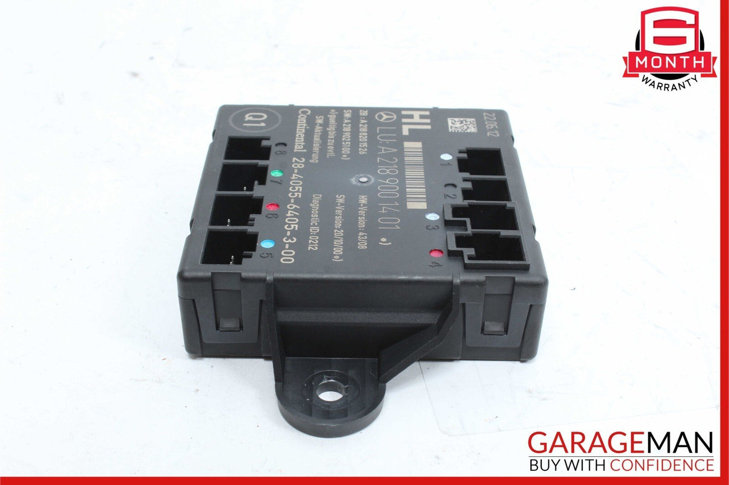 08-18 Mercedes W212 E550 CLS550 C300 Rear Left Side Door Control Module Unit
