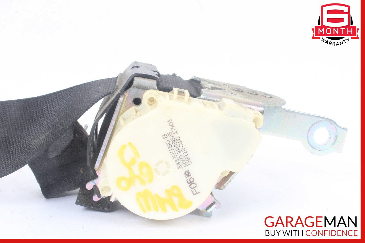 12-19 BMW 650i F06 Rear Right Passenger Side Seatbelt Seat Belt Retractor OEM