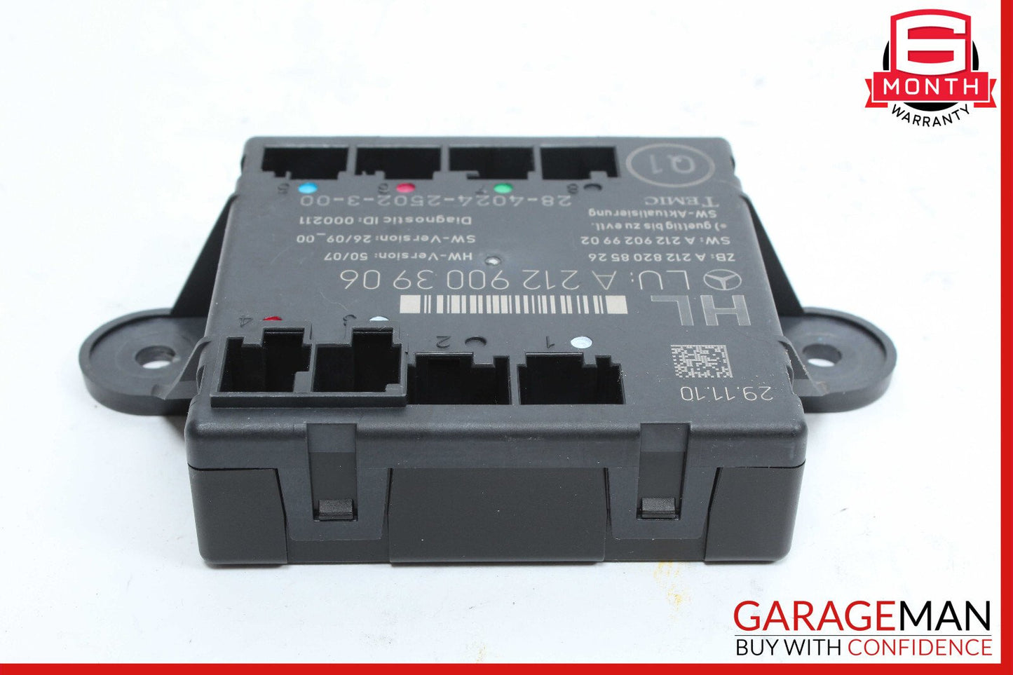 08-18 Mercedes W212 E350 C350 CLS550 Rear Left Side Door Control Module OEM