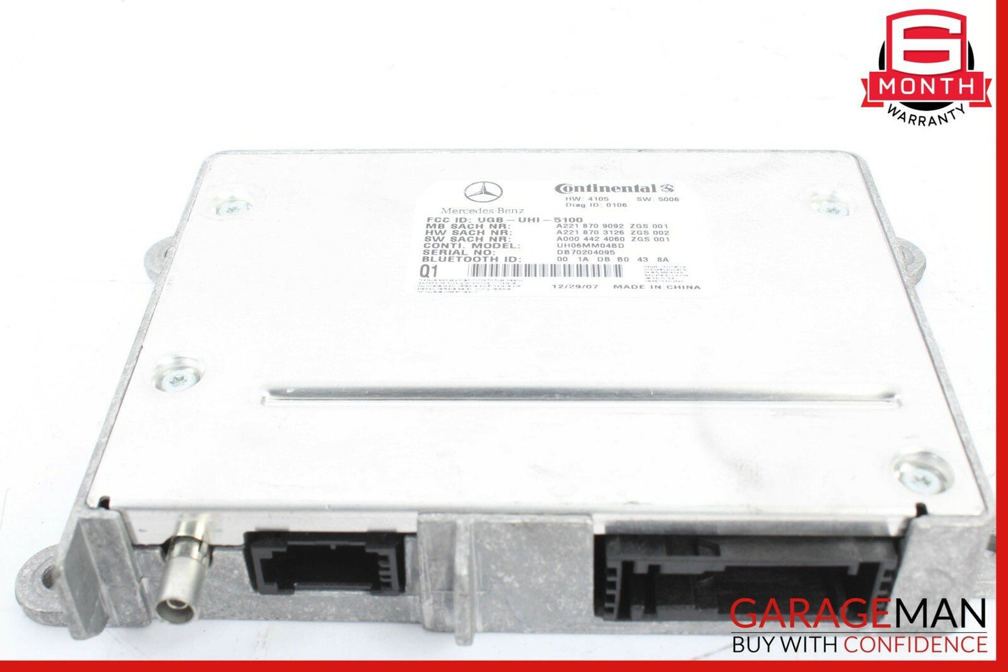 07-09 Mercedes W221 S550 CL550 CL600 Bluetooth Communication Controller Module