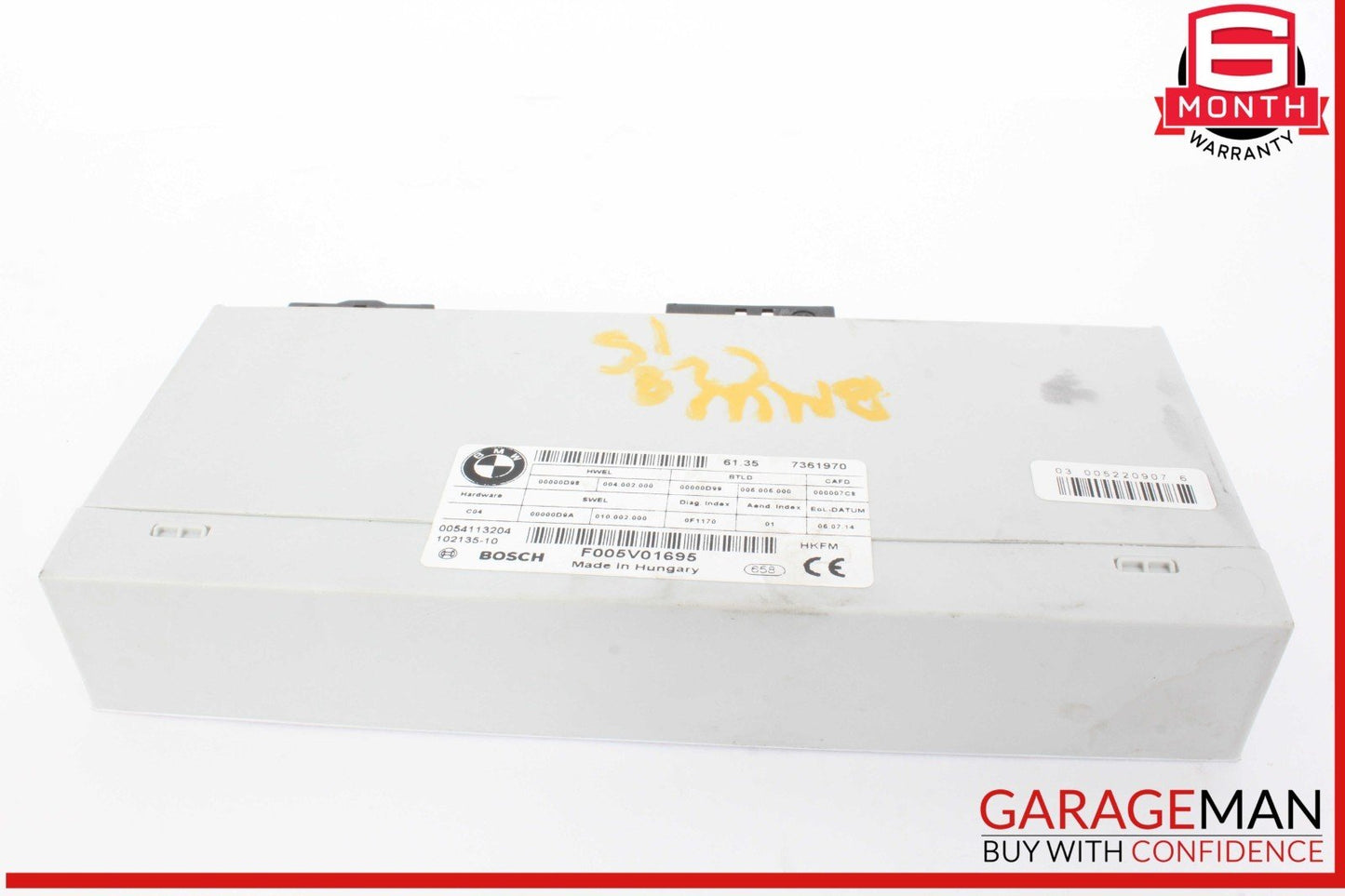 11-16 BMW 528i 535i 550i F10 Trunk Lid Liftgate Tailgate Control Module Unit OEM
