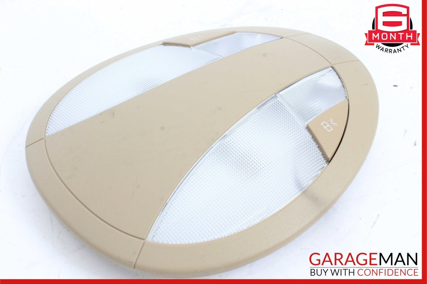 07-09 Mercedes W211 E350 E500 E63 AMG Rear Overhead Dome Light Reading Map Brown