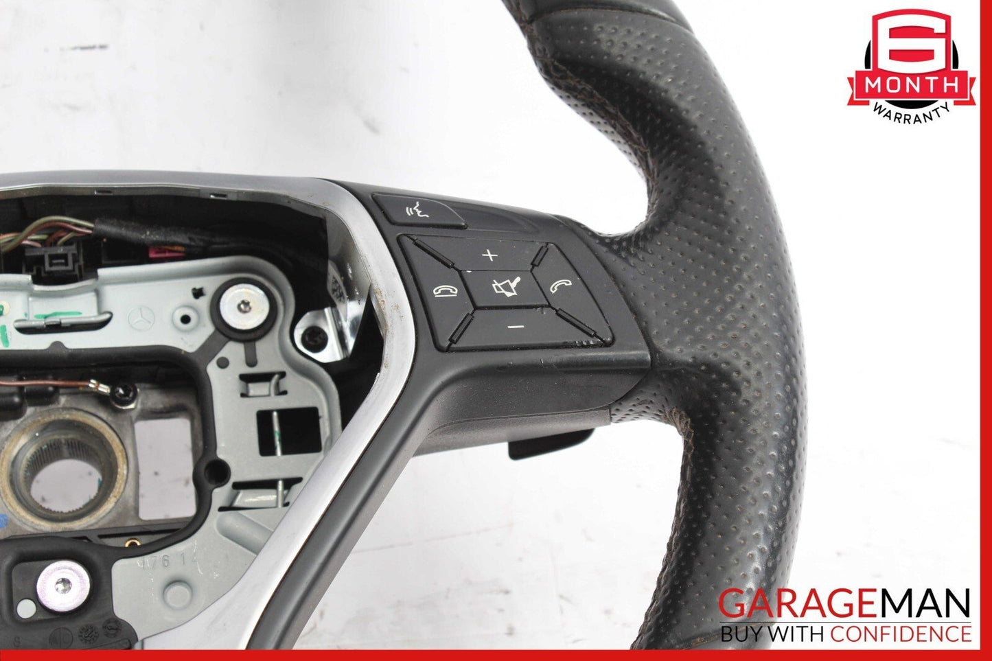 14-18 Mercedes W117 CLA250 Steering Wheel Controls w/ Shifters Assy Black OEM