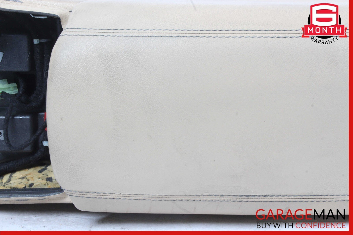 04-12 MASERATI QUATTROPORTE CENTER CONSOLE ARMREST STORAGE COMPARTMENT OEM