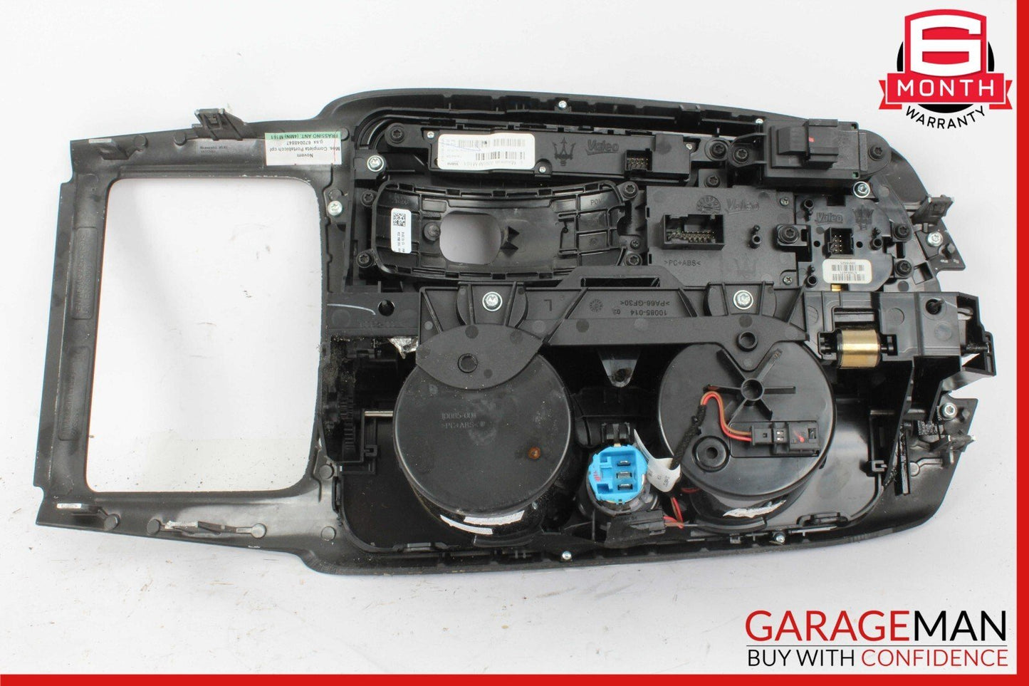 17-20 Maserati Levante Gear Shifter Cup Holder Bezel Trim w/ Switches OEM