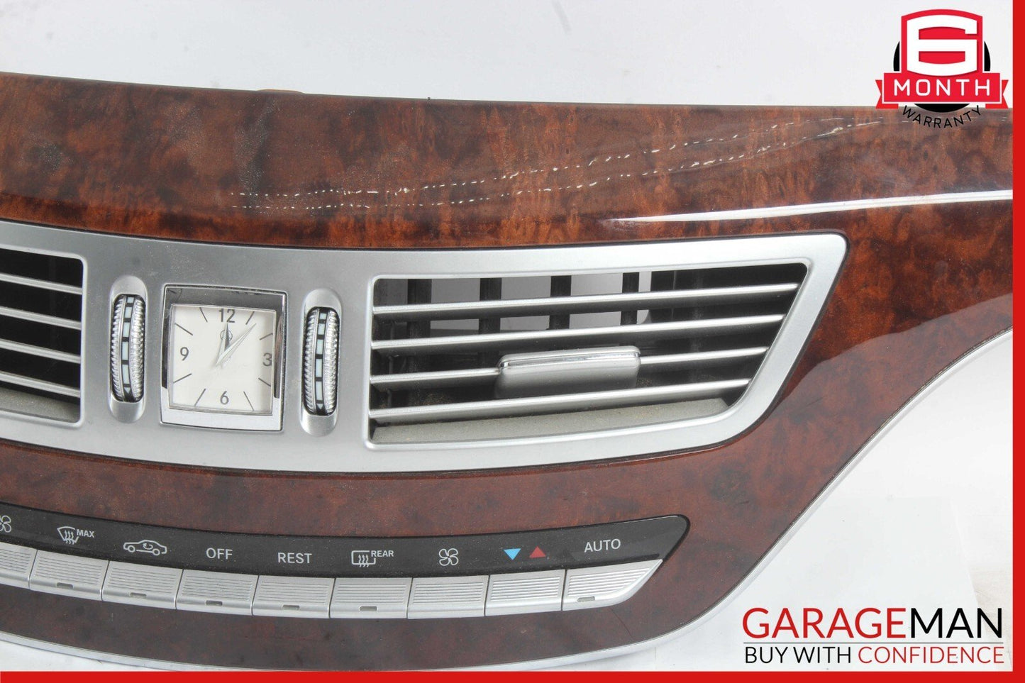 07-13 Mercedes W221 S550 S350 Center Dash Heater Switch Control Panel Assembly