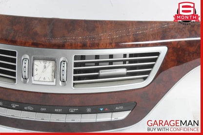 07-13 Mercedes W221 S550 S350 Center Dash Heater Switch Control Panel Assembly
