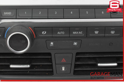 14-21 BMW i3 Hybrid Radio & AC A/C Climate Control Switch Panel 9379125 OEM