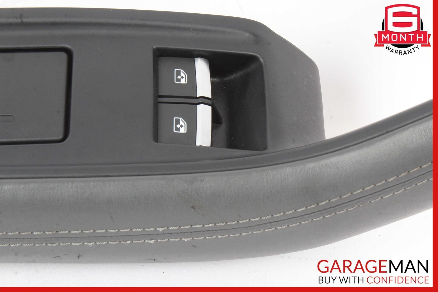 19-22 AUDI Q8 LEFT SIDE ARMREST LEATHER BLACK 4M8867363B