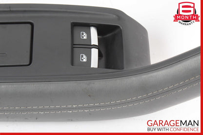 19-22 AUDI Q8 LEFT SIDE ARMREST LEATHER BLACK 4M8867363B
