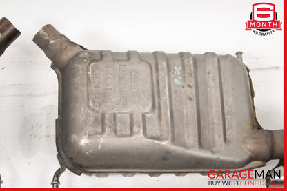 12-15 Mercedes R172 SLK250 M271 Exhaust Muffler Mufflers Right and Left Set OEM