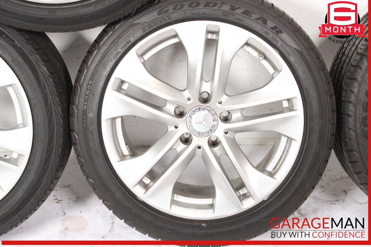 10-11 Mercedes W207 E350 E550 Complete Wheel Tire Rim Set of 4 Pc R17 OEM