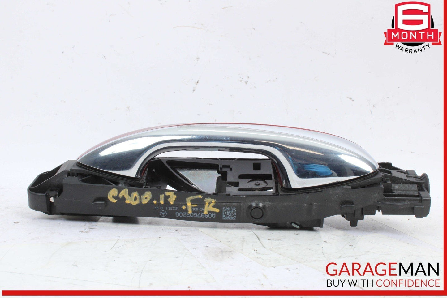 15-20 Mercedes W205 C300 Right Passenger Side Exterior Door Handle Red OEM