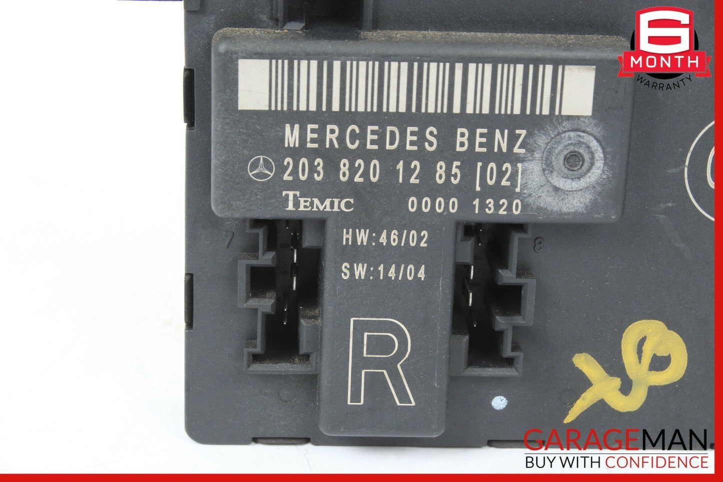 01-07 Mercedes W203 C230 C320 C350 Front Right Side Door Control Module Unit