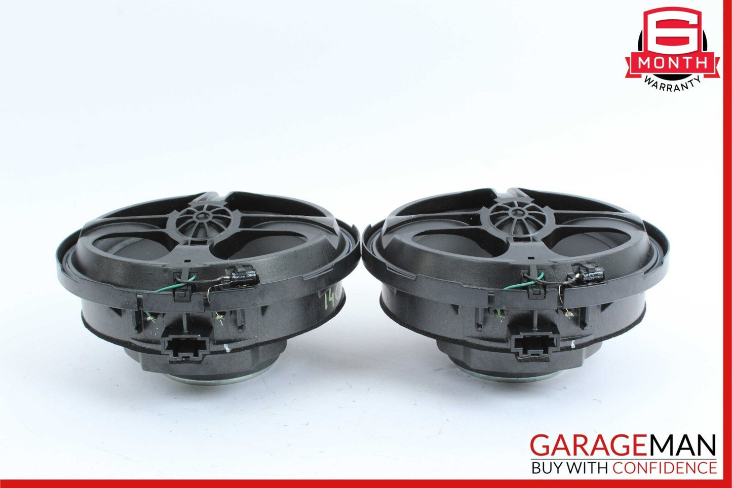 08-14 Mercedes W204 C250 Sedan Rear Left and Right Side Door Speaker Set of 2