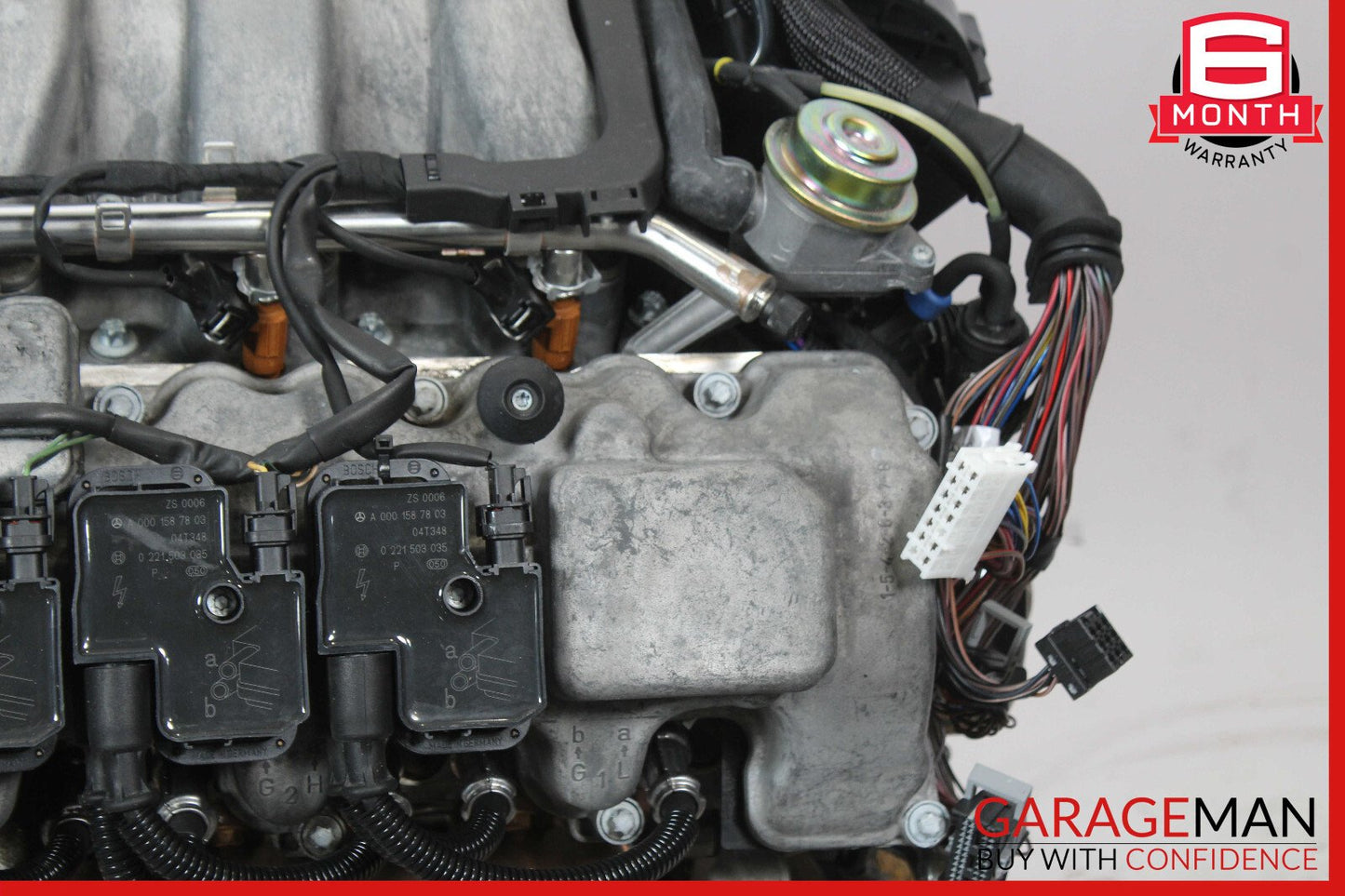 03-06 Mercedes R230 SL500 RWD Engine Motor Block Assembly OEM 134k