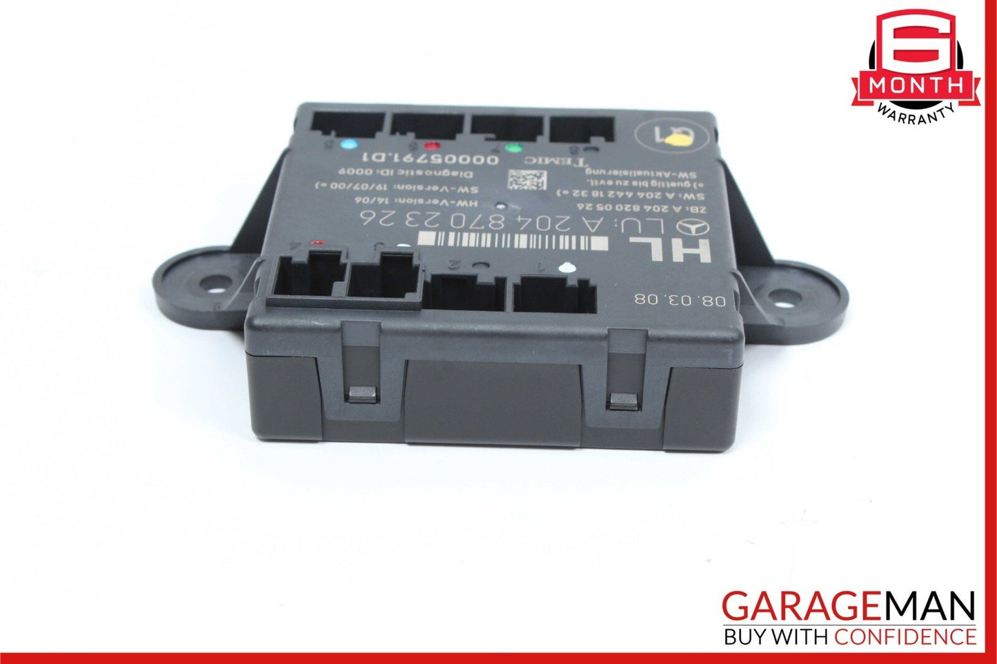 08-14 Mercedes W204 C300 C350 Rear Left Side Door Control Module 2048702326 OEM