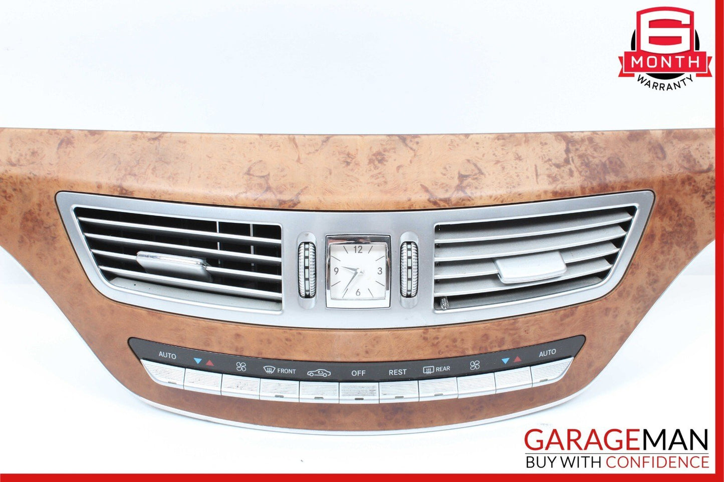 07-09 Mercedes W221 S550 Center Dash Trim Bezel Air Vent A/C Heater Assembly OEM