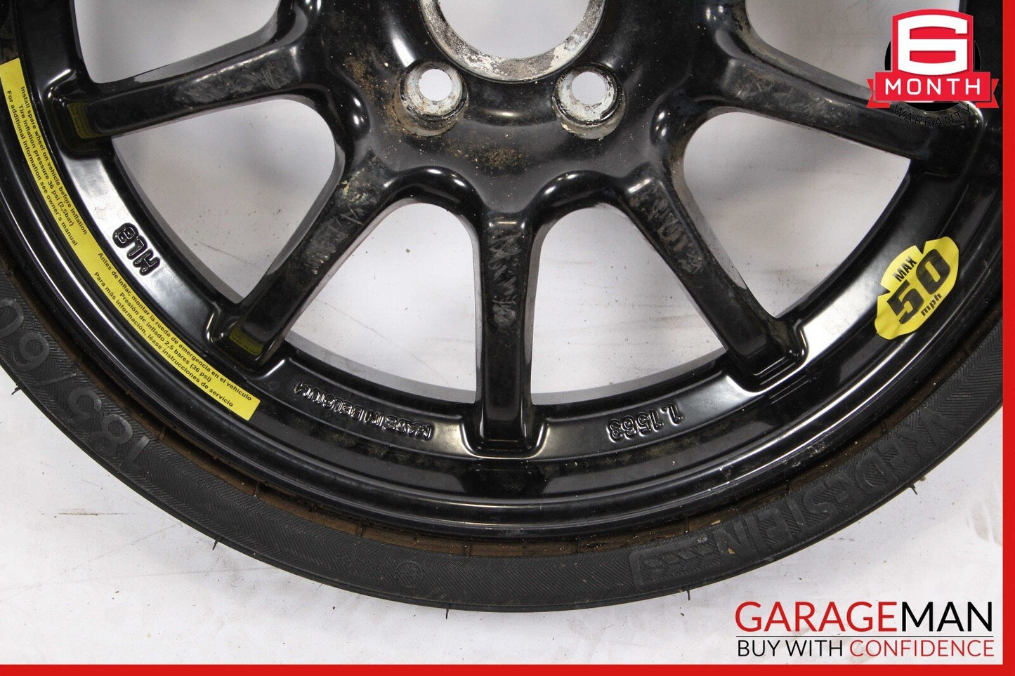 03-11 Mercedes R230 SL500 SL550 Spare Tire Wheel Saver 17" 17 2304010602 OEM