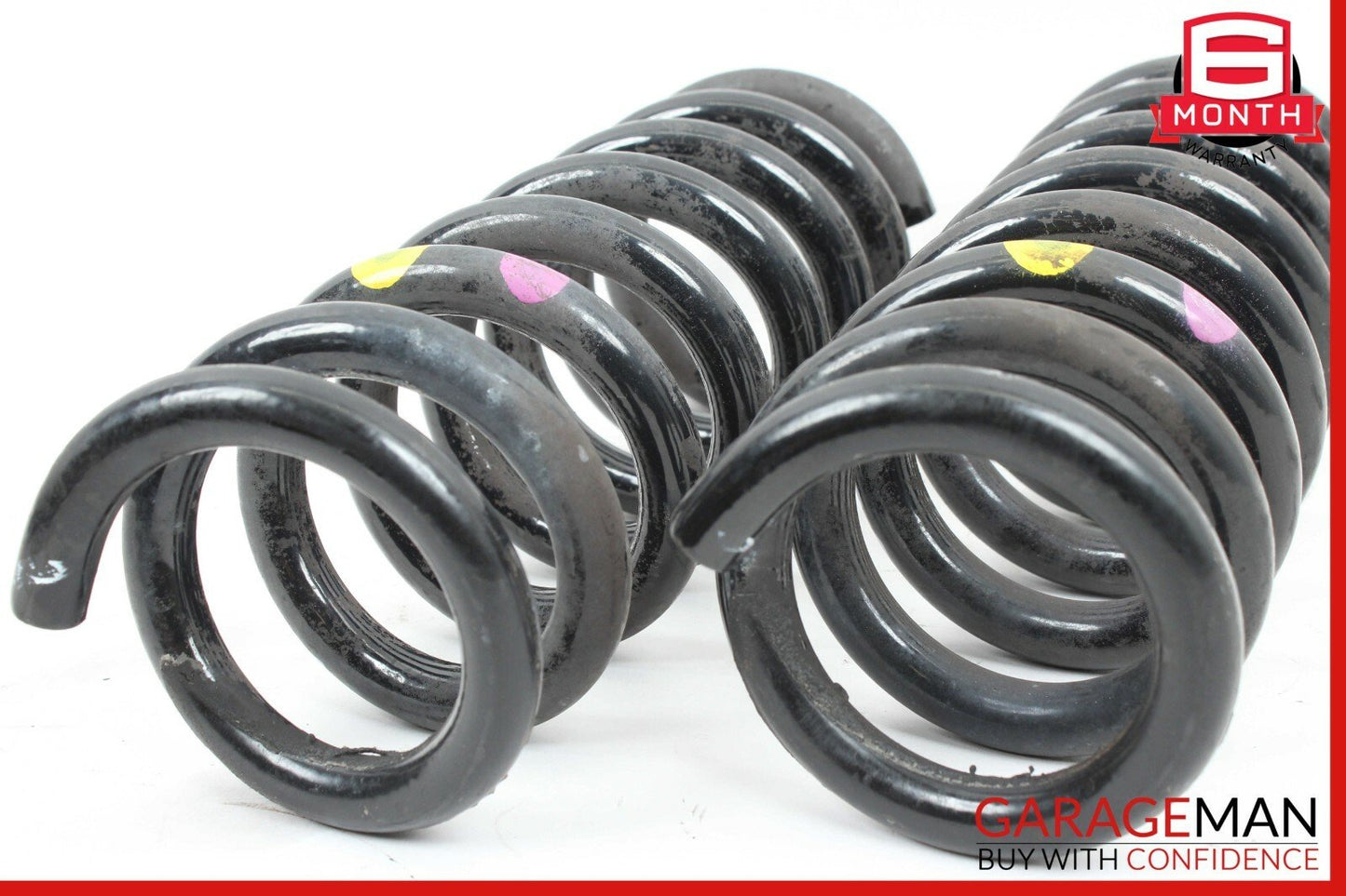 08-14 Mercedes W204 C350 Rear Right & Left Shock Absorber Coil Spring Set OEM