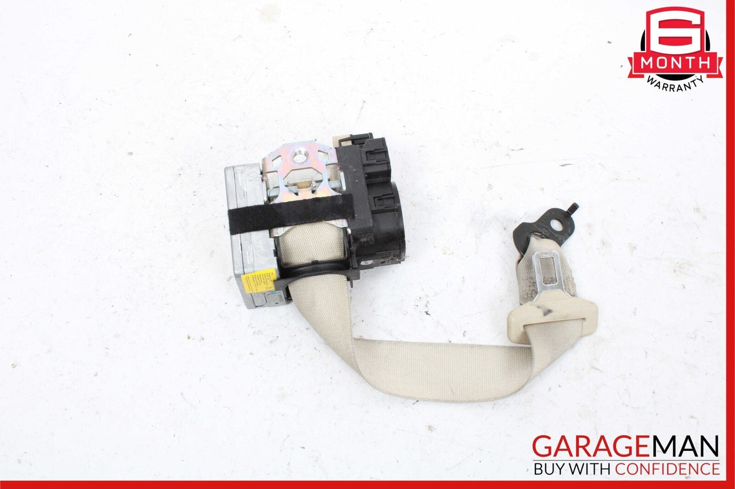 03-06 Mercedes R230 SL500 Front Left Driver Seatbelt Seat Belt Retractor Beige