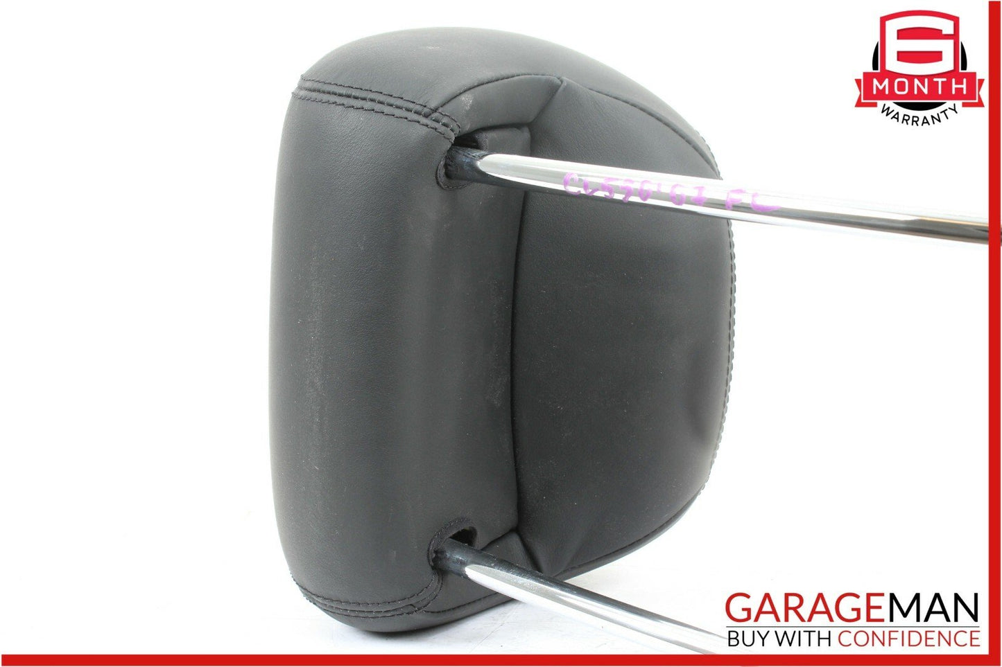 07-13 Mercedes W216 CL550 Front Left / Right Side Seat Headrest Head Rest Black
