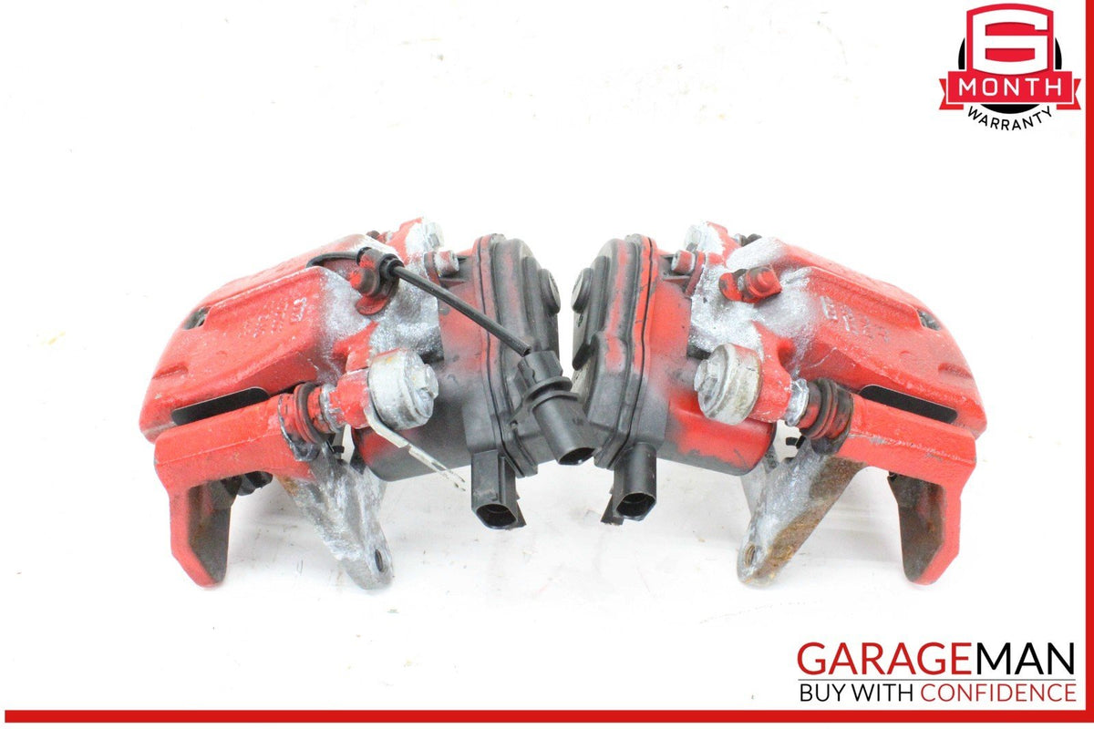 12-17 Audi A7 A6 Rear Left & Right Side Brake Calipers Set of 2 Pc OEM
