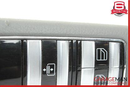 07-13 Mercedes W221 S550 Rear Left Side Door Window Switch Control Trim Gray